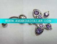 Wholesale stainless steel body piercing, navel ring