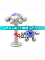 Wholesale body piercing jewelry labret