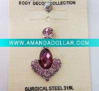 Wholesale stainless steel navel ring
