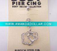 Wholesale stainless steel body piercing, navel ring