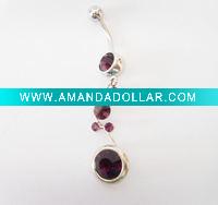 Wholesale stainless steel body piercing, navel ring