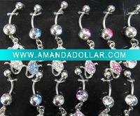 Wholesale stainless steel body piercing, navel ring