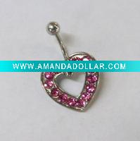 Wholesale stainless steel body piercing, navel ring