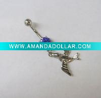 Wholesale stainless steel body piercing, navel ring
