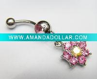 stainless steel belly ring