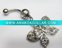 stainless steel belly ring