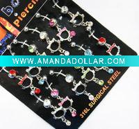 stainless steel navel ring