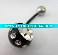 stainless steel navel ring