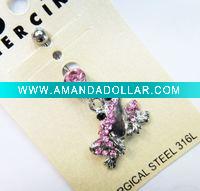 Wholesale stainless steel body piercing, navel ring