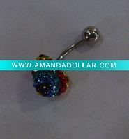 Wholesale stainless steel body piercing, navel ring