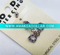 Wholesale stainless steel body piercing, navel ring