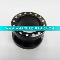 Wholesale stainless steel ear plug,