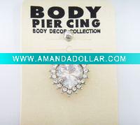 Wholesale stainless steel body piercing, navel ring