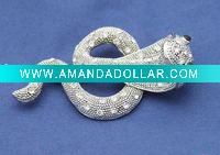 2011 costume brooch,snake brooch