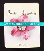 Wholesale Elegant alloy brooch with shinning rhinestone for sales