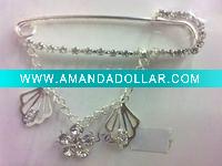 Wholesale fashion charm rhinestone costume pin