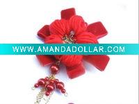 handmade wool corsage