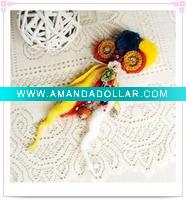 handmade wool corsage