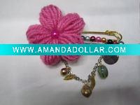 handmade wool corsage