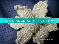 handmade wool corsage