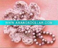handmade wool corsage
