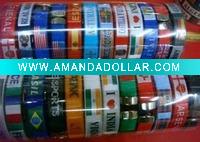 Knitted Country flag bracelets