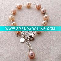 Wholesale 7-8mm fashion freshwater pearl bracelet