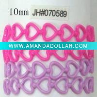 Wholesale hollow silicone bracelet
