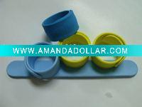 Wholesale hot sell fashion silicone snap armband for young people