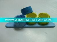 Wholesale 2011 hot sale fashion design silicone slap wristband
