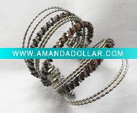 Wholesale iron charm alloy bangle