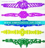 Wholesale luxury radiation proof animals form silicone bracelet