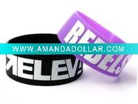 2011 fashion wide silicone sport wristband