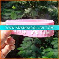embossed silica gel bangle