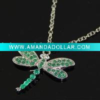 Wholesale dragonfly fashion necklace