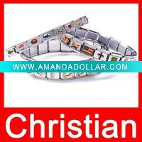 italian charm bracelet,enamel charm,laser