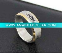 2011 hot selling fashion design titanium rings for promotion