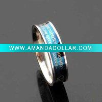 Wholesale 2011 fashion design titanium rings for promotion