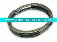 wholesale rubber stainless steel bangles