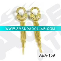fashion earrings made at snake chain