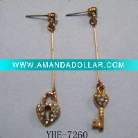earring jewelry / high quality key earring ( YHE-7260 )