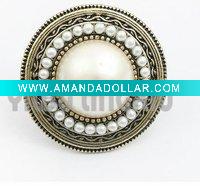 Wholesale popular rings/fashion rings/pearl rings