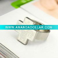 Titanium Cross Rings