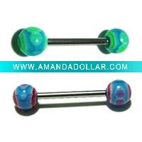 Wholesale 316 SS body jewelry Twister Barbell