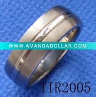 Wholesale titanium ring titanium jewelry TIR2005