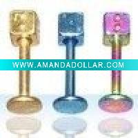 Wholesale pure and personal labret body jewelry