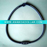 Wholesale Titanium Sport Silicone necklace and bracelet