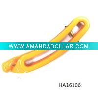 Wholesale trendy hair accessory plastic hair pin