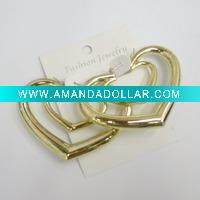 Wholesale fashion heart hoop earring