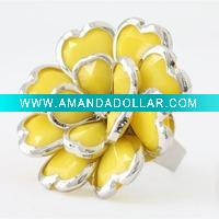 Wholesale Adjustable Flower Ring JRG0580-18